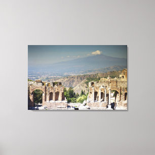 Grieks amfitheater 2 canvas afdruk