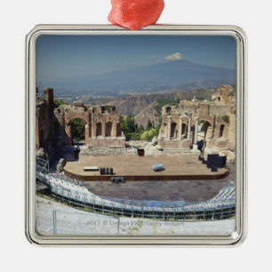 Grieks amfitheater 3 metalen ornament