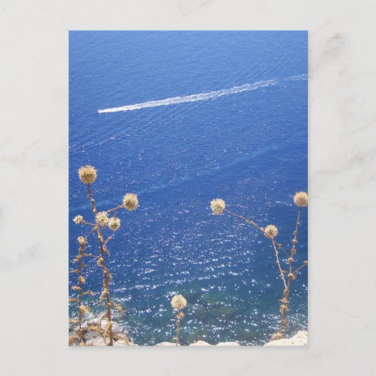 Grieks blauw Zee Briefkaart (Voorkant)