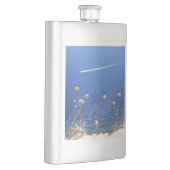 Grieks blauw Zee Klassieke Heupfles (Rechts)