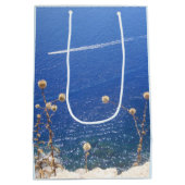 Grieks blauw Zee Medium Cadeauzakje (Achterkant)