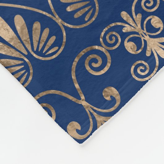 Grieks-boze oog-versiering fleece deken (Hoek)