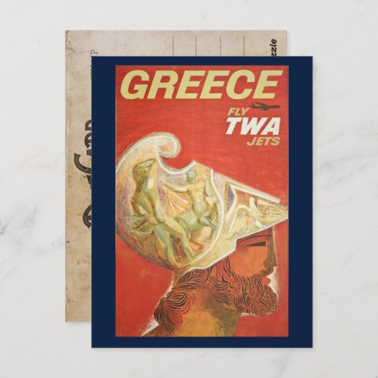 Grieks Briefkaart (Voorkant / Achterkant)