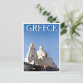 Grieks Briefkaart van het klassieke treinreizen (Staand voorkant)