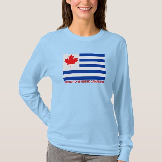 Grieks-Canadees T-shirt (Voorkant)
