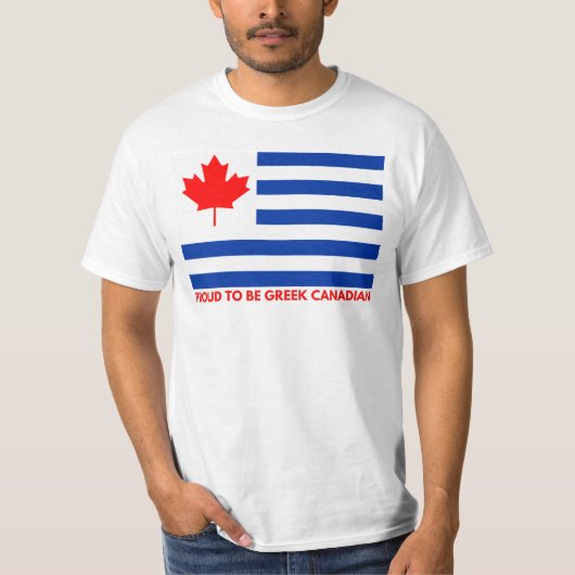 Grieks Canadees T-shirt (Voorkant)