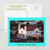 Grieks Destin St. John's Church Aerial Briefkaart (Voorkant / Achterkant)