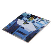 Grieks eiland Kreta en oude stad Chania Tegeltje (Zijkant)