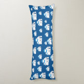 Grieks-eiland Santorini Blue Dome Church Lichaamskussen (Achterkant (Verticaal))