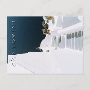 Grieks eiland santorini briefkaart