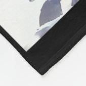 Grieks eiland Santorini ezel in traditioneel Griek Fleece Deken (Hoek)