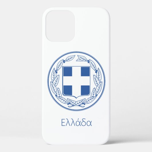 Grieks embleem Hoesje-Mate iPhone case (Achterkant)