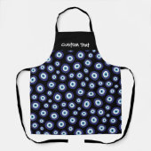 Grieks Evil Eye Pattern Schort (Voorkant)