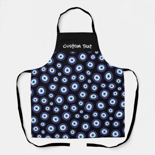 Grieks Evil Eye Pattern Schort (Voorkant)