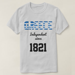Grieks feest van de onafhankelijkheid van de vlag t-shirt