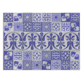 Grieks Gebroken Tegel Mozaïek Kunst Tafelkleed (Voorkant (Horizontaal))