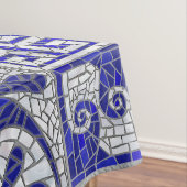 Grieks Gebroken Tegel Mozaïek Kunst Tafelkleed (Voorbeeld)