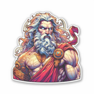 Grieks God Zeus Sticker