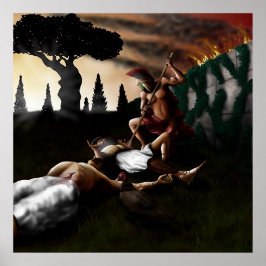 Grieks-Gods-Ares Poster (Voorkant)