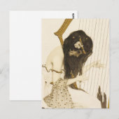 Grieks Harpist Briefkaart (Voorkant / Achterkant)
