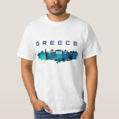 Grieks hemdskyline t-shirt (Voorkant)