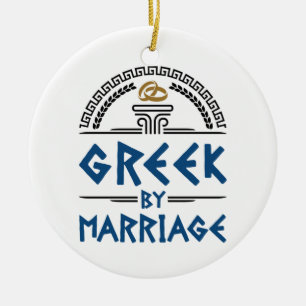 Grieks huwelijk keramisch ornament
