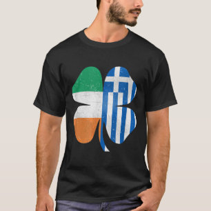 Grieks Iers Shamrock Griekenland Ierland St Patric T-shirt
