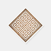 Grieks Key Pattern Ontwerp Servet (Hoek)