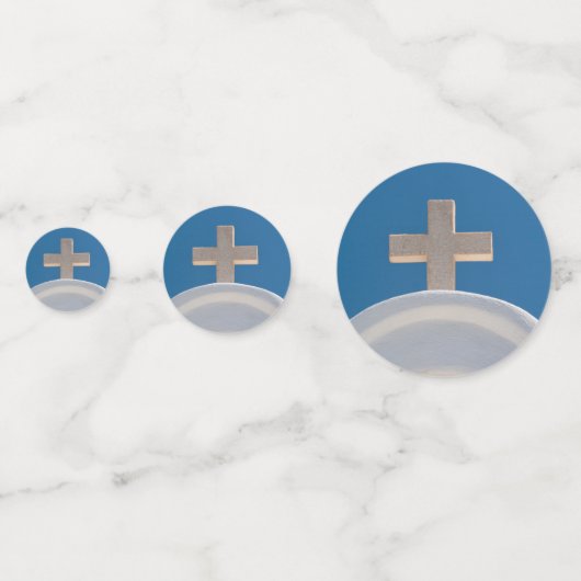 Grieks kruis confetti (Achterkanten)