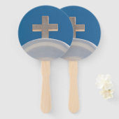 Grieks kruis handwaaier (Voorkant en achterkant)