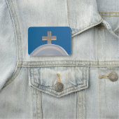 Grieks kruis naamplaatje (In situ)