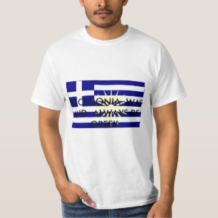 Grieks_Macedonië, MACEDONIË    WASAND ALTIJD B.. T-shirt