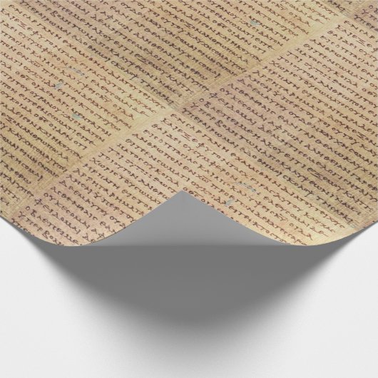 Grieks manuscript cadeaupapier (Hoek)