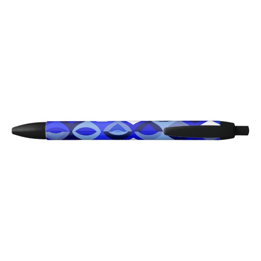 Grieks Mati Mataki - Matiasma Evil Eye blue Zwarte Inkt Pen (Achterkant)