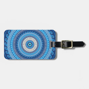 Grieks Mati Mataki - Matiasma Evil Eye ornamed #2 Bagagelabel