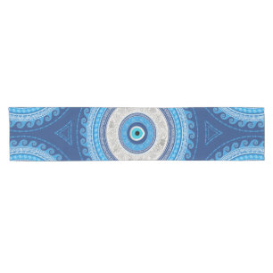 Grieks Mati Mataki - Matiasma Evil Eye ornament Korte Tafelloper