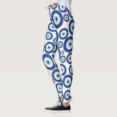 Grieks Mati Mataki - Matiasma Evil Eye Pattern #1 Leggings (Links)