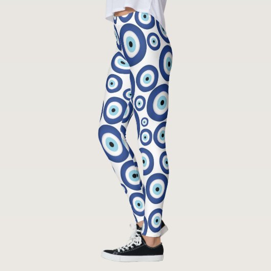 Grieks Mati Mataki - Matiasma Evil Eye Pattern #1 Leggings (Links)