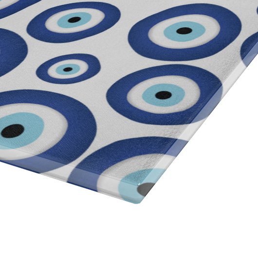 Grieks Mati Mataki - Matiasma Evil Eye Pattern #1 Snijplank (Hoek)