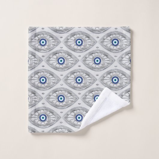 Grieks Mati Mataki - Matiasma Evil Eye Pattern #3 Bad Handdoek (Wasdoekje)