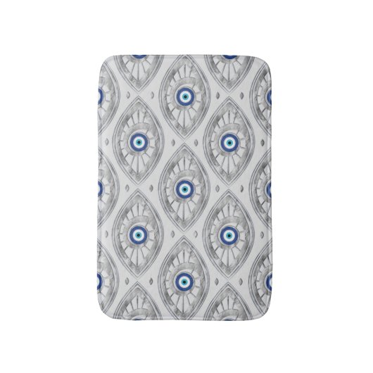 Grieks Mati Mataki - Matiasma Evil Eye Pattern #3 Badmat (Voorkant Verticaal)