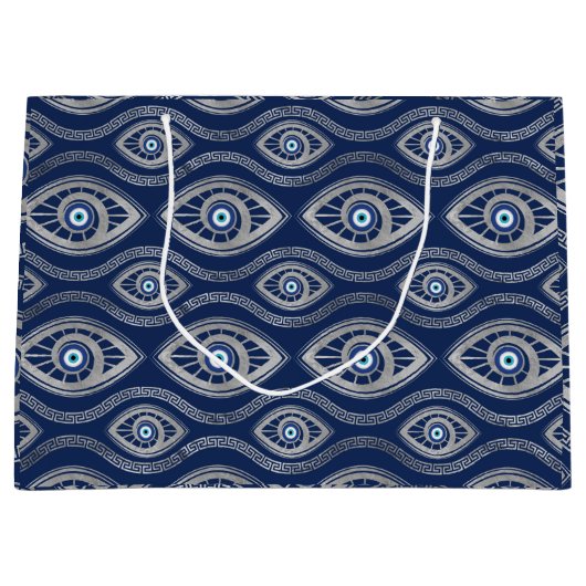 Grieks Mati Mataki - Matiasma Evil Eye Pattern #5 Groot Cadeauzakje (Voorkant)