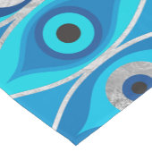 Grieks Mati Mataki - Matiasma Evil Eye Pattern Korte Tafelloper (Hoek)