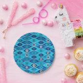 Grieks Mati Mataki - Matiasma Evil Eye Pattern Papieren Bordje (Feest)