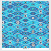 Grieks Mati Mataki - Matiasma Evil Eye Pattern Sticker (Vel)