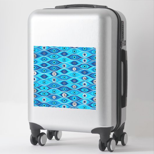 Grieks Mati Mataki - Matiasma Evil Eye Pattern Sticker (Koffer)