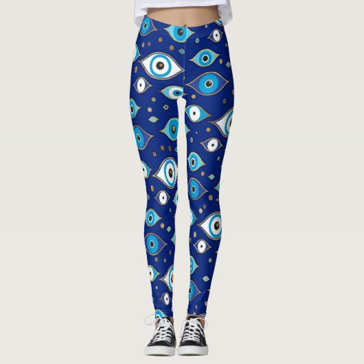 Grieks Mati Mataki - Matiasma - Oogbescherming Leggings (Voorkant)