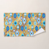 Grieks Mati Mataki - Matiasma Oogpatroon Bad Handdoek (Handdoek)