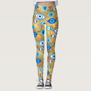 Grieks Mati Mataki - Matiasma Oogpatroon Leggings