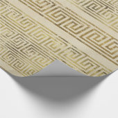 Grieks Meander Patroon - Grieks Kernornament Cadeaupapier (Hoek)